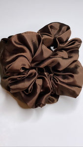 Chocolate Silk  Scrunchie