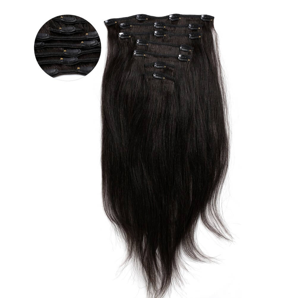 Seamless Straight Clip Ins